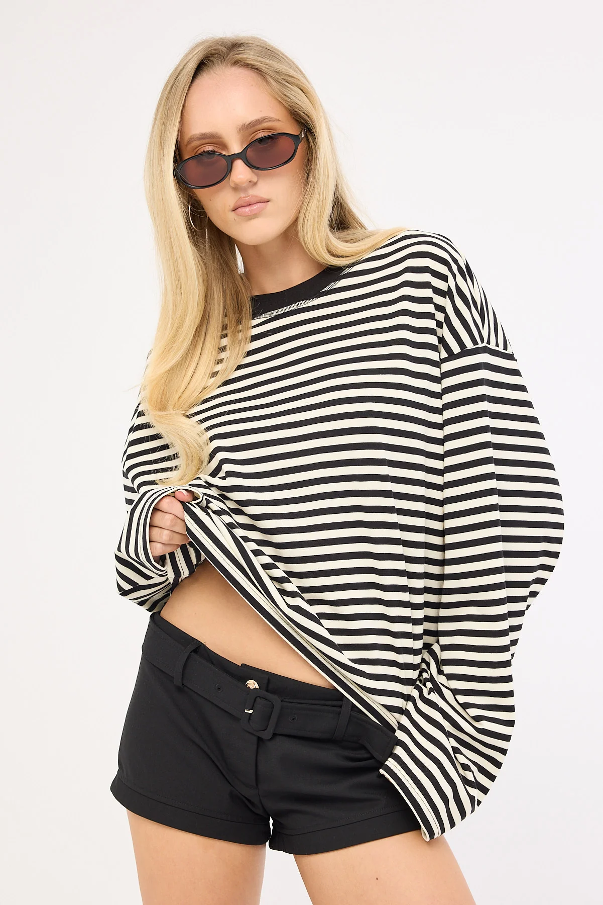 Lioness Bloom Long Sleeve Onyx Stripe - Image 4