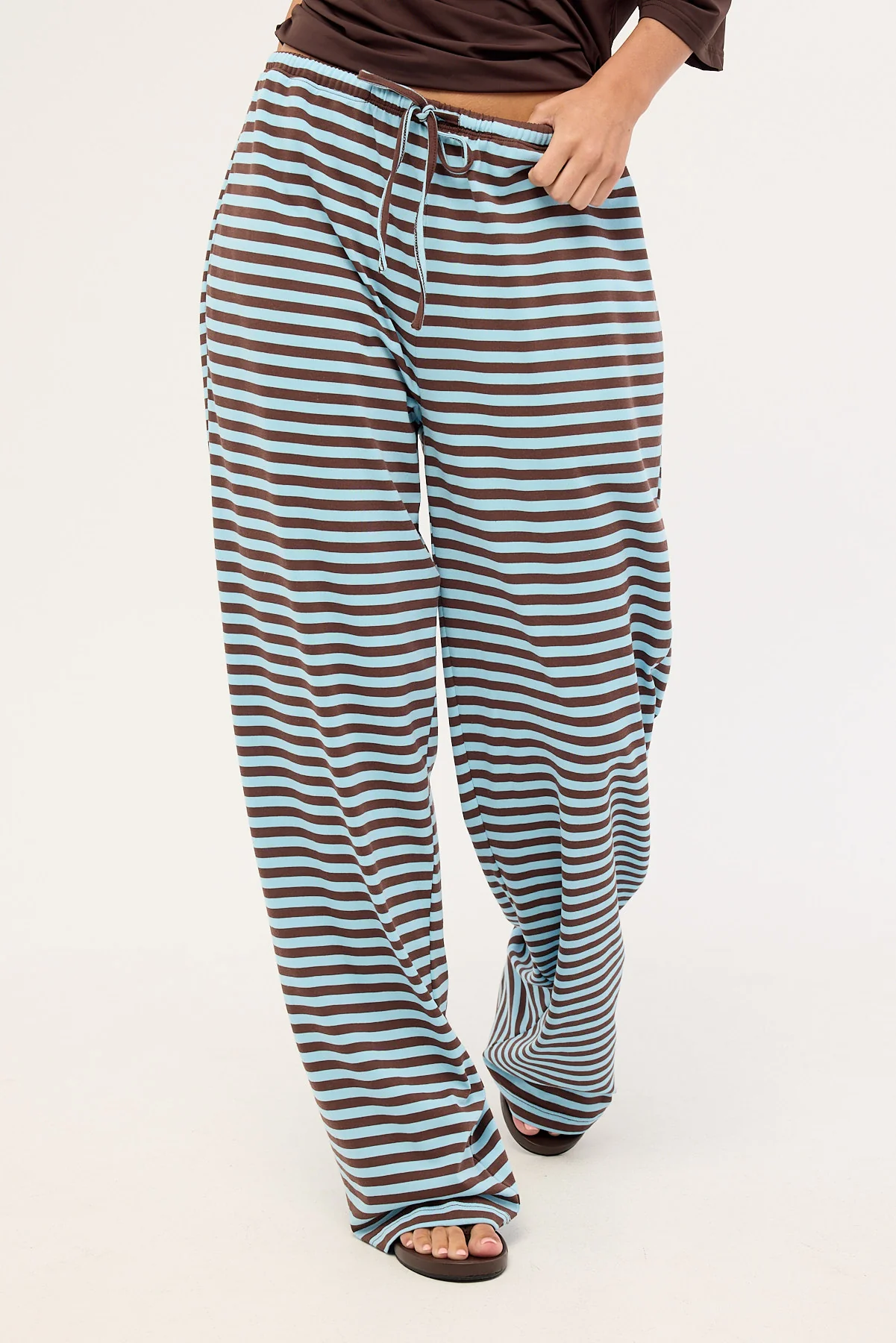 Lioness Bloom Pant Chocolate Sea Stripe - Image 2