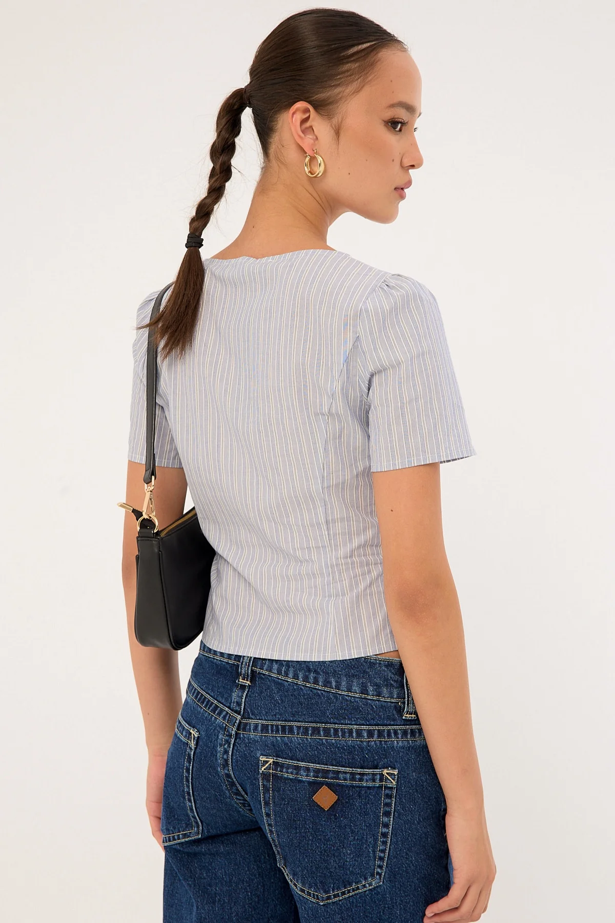 Lioness Button Up Top Soft Blue - Image 5