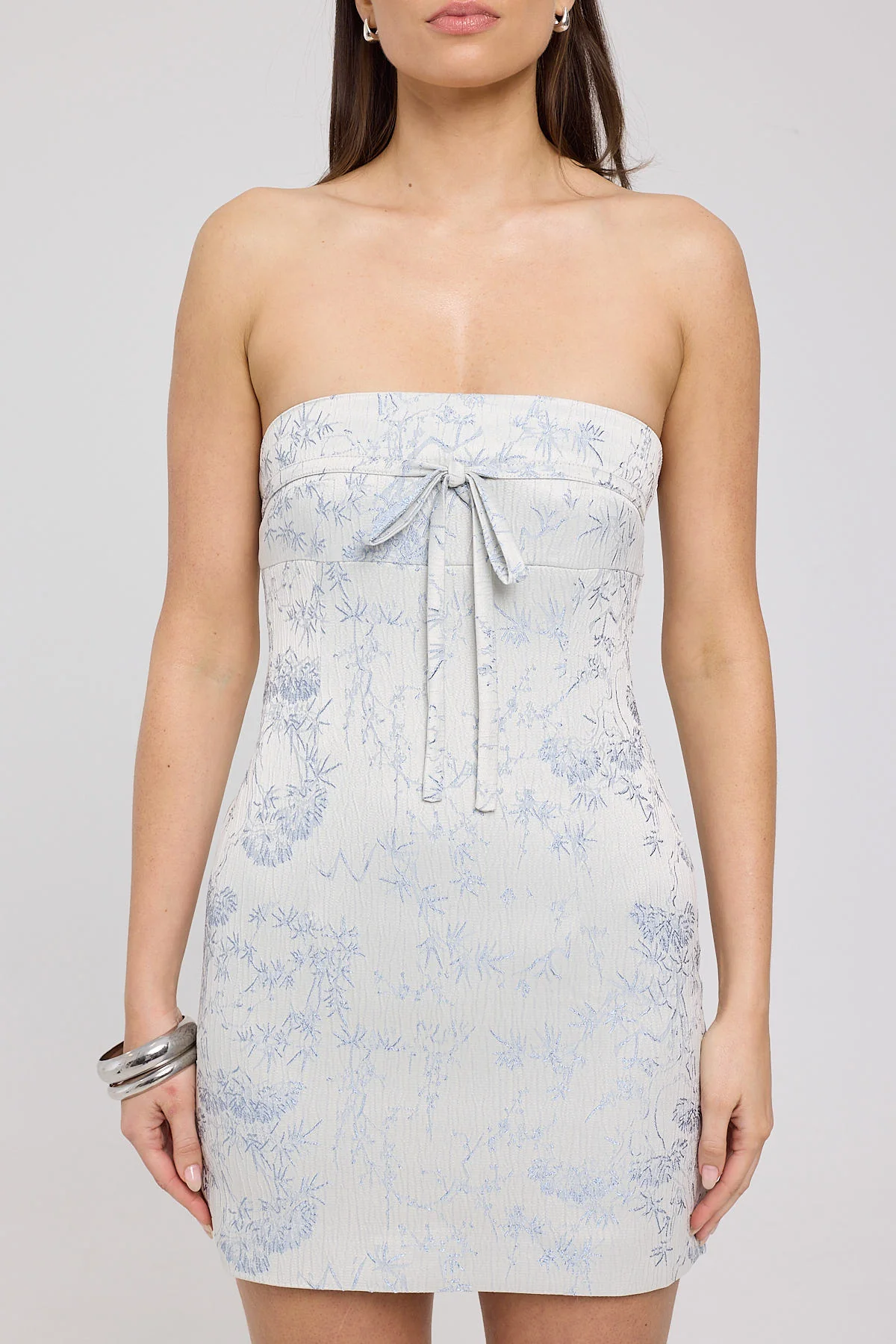 Lioness Club Lioness Mini Dress Blue Floral - Image 7