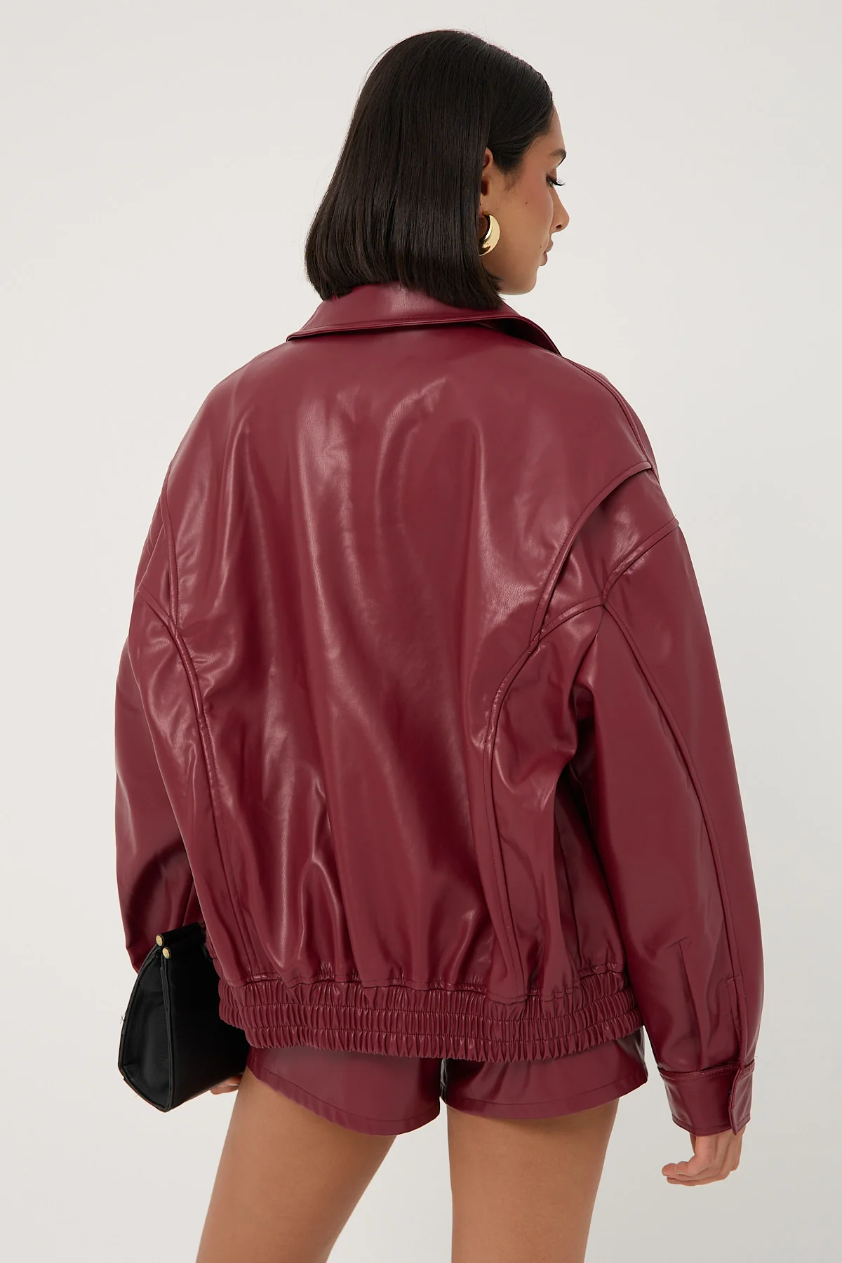 Lioness Kenny Bomber Burgundy - Image 6