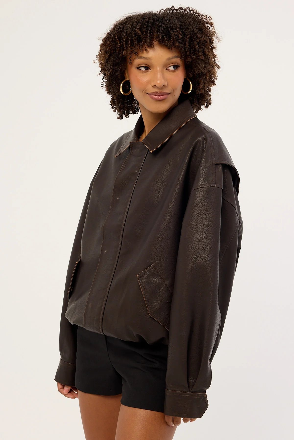Lioness Kenny Bomber Chocolate - Image 8