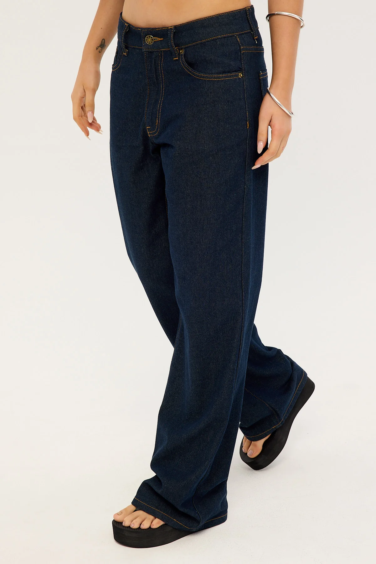 Lioness Peak Denim Jean Indigo - Image 3