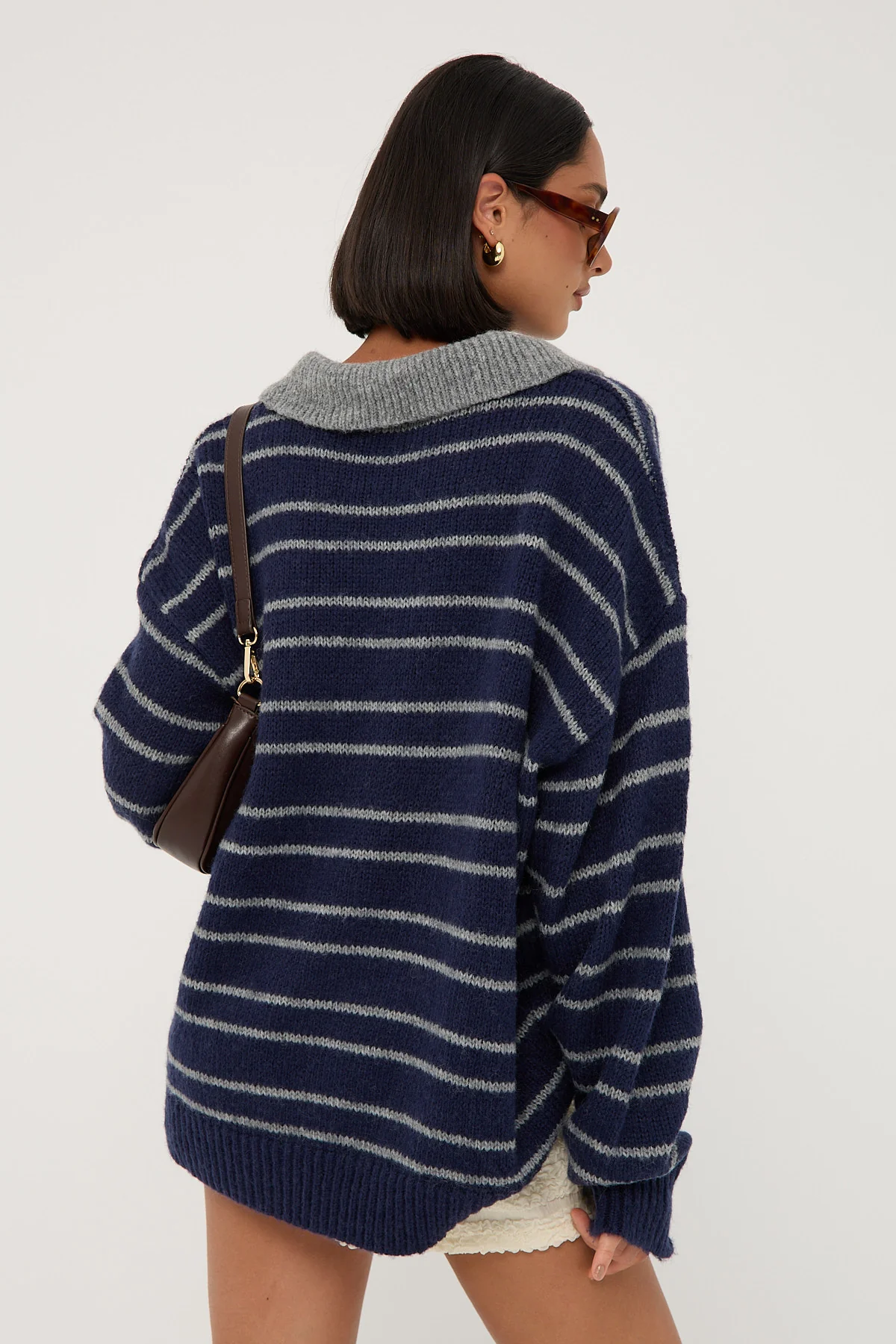 Lioness Rising Sun Knit Jersey Navy - Image 4