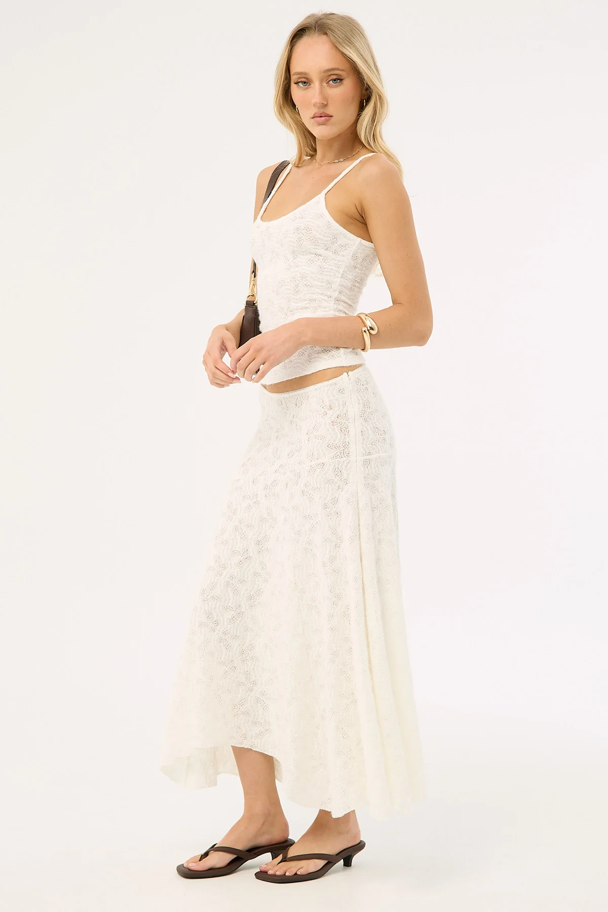 Lioness Tidal Midi Skirt Foam - Image 3