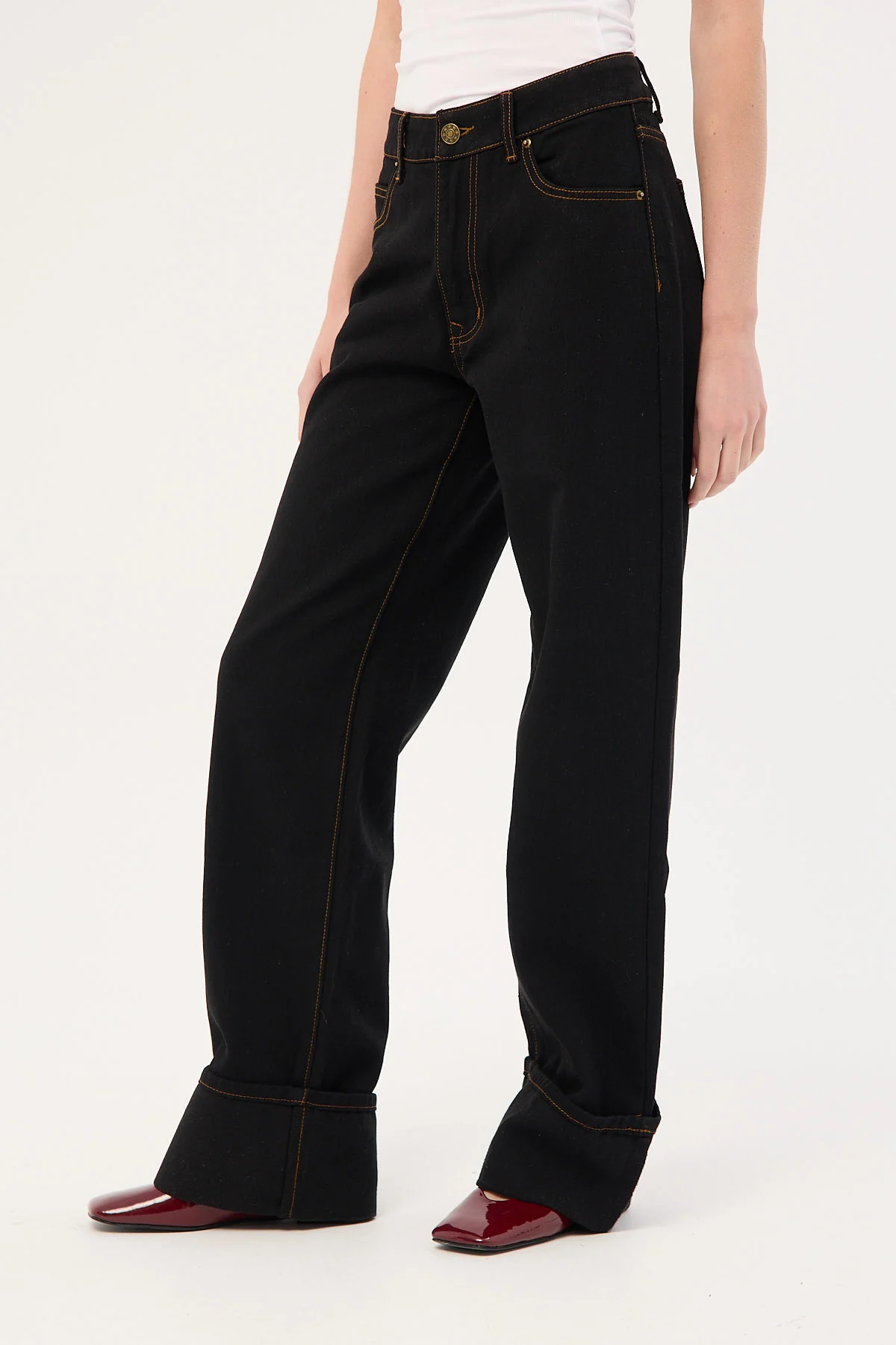 Lioness Top Model Jean Cuffed Onyx - Image 7
