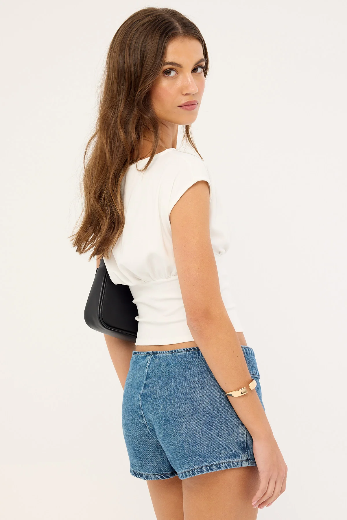 Luck & Trouble Anouk Denim Skort Mid Blue Denim - Image 7
