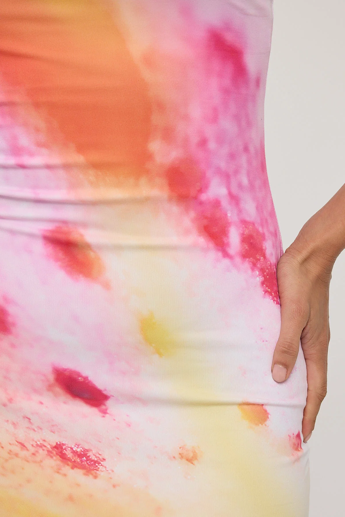 Luck & Trouble Floral Lilium Maxi Dress Pink Print - Image 5