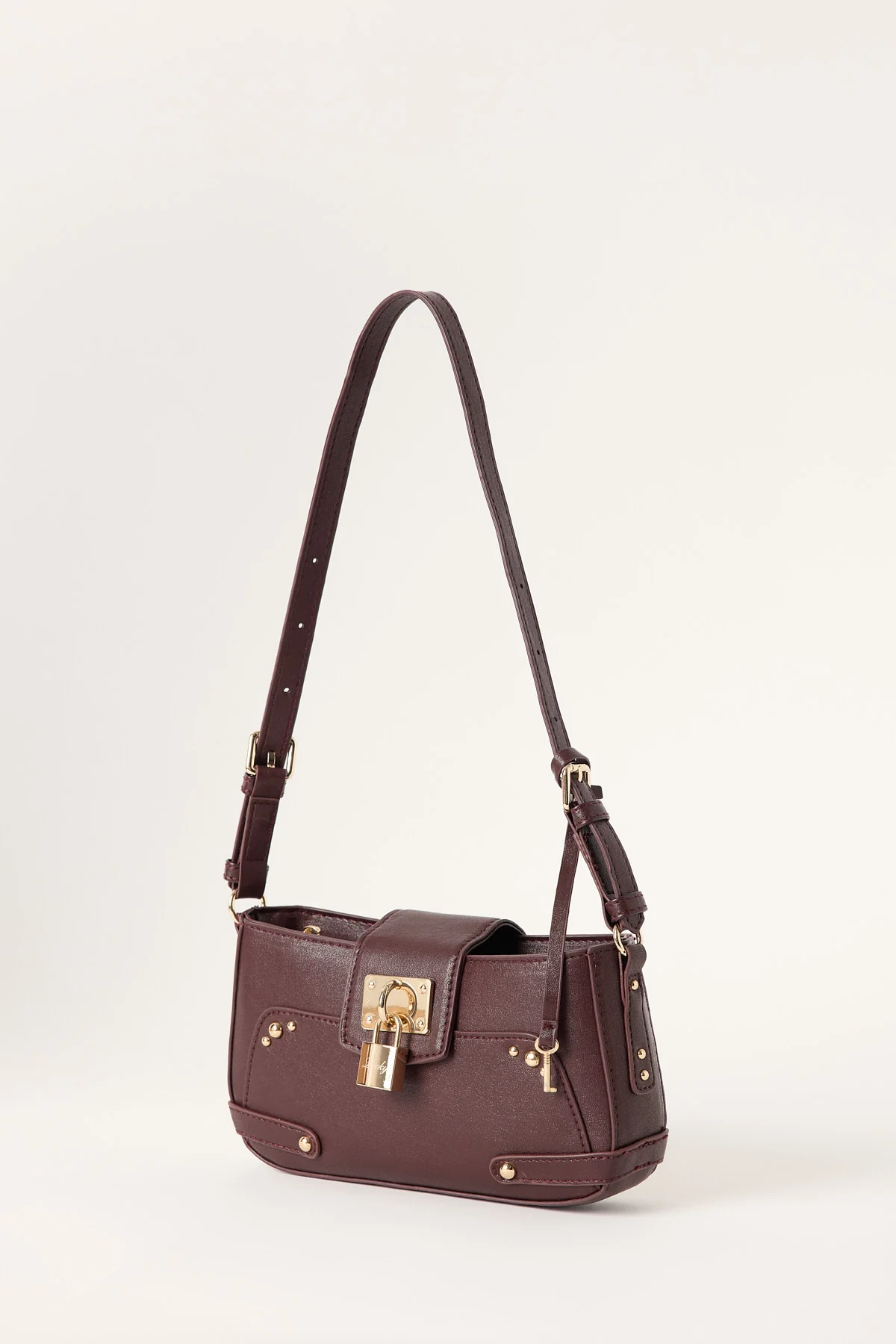 Luck & Trouble LOCKED UP MINI BAG Plum - Image 2