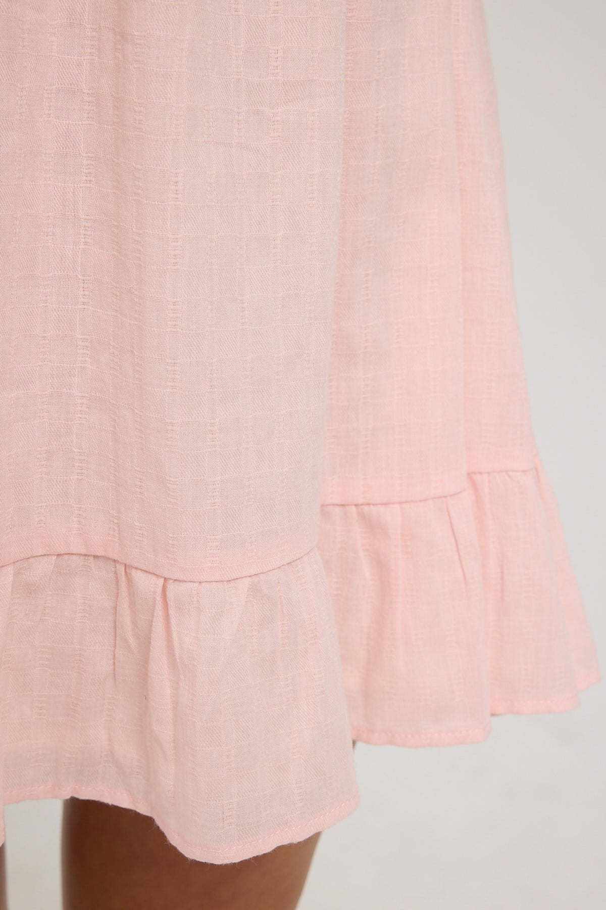 Luck & Trouble Tulip Cotton Mini Dress Pink - Image 6