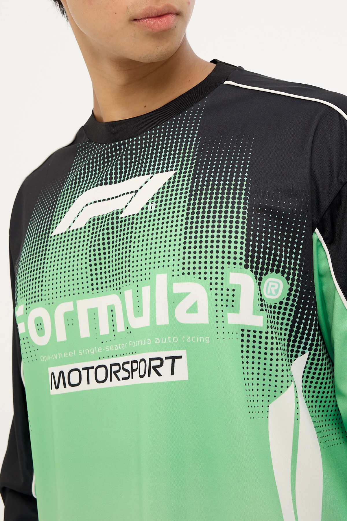 Majestic Athletic F1 Mesh Jersey Shift Green/Black - Image 3