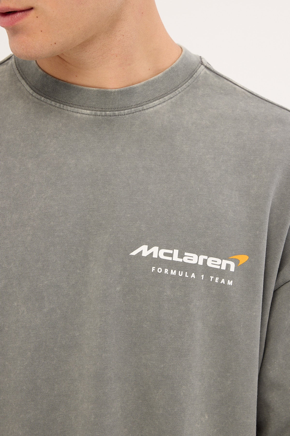Mitchell & Ness Mclaren 1963 Boxy Tee Washed Black - Image 4