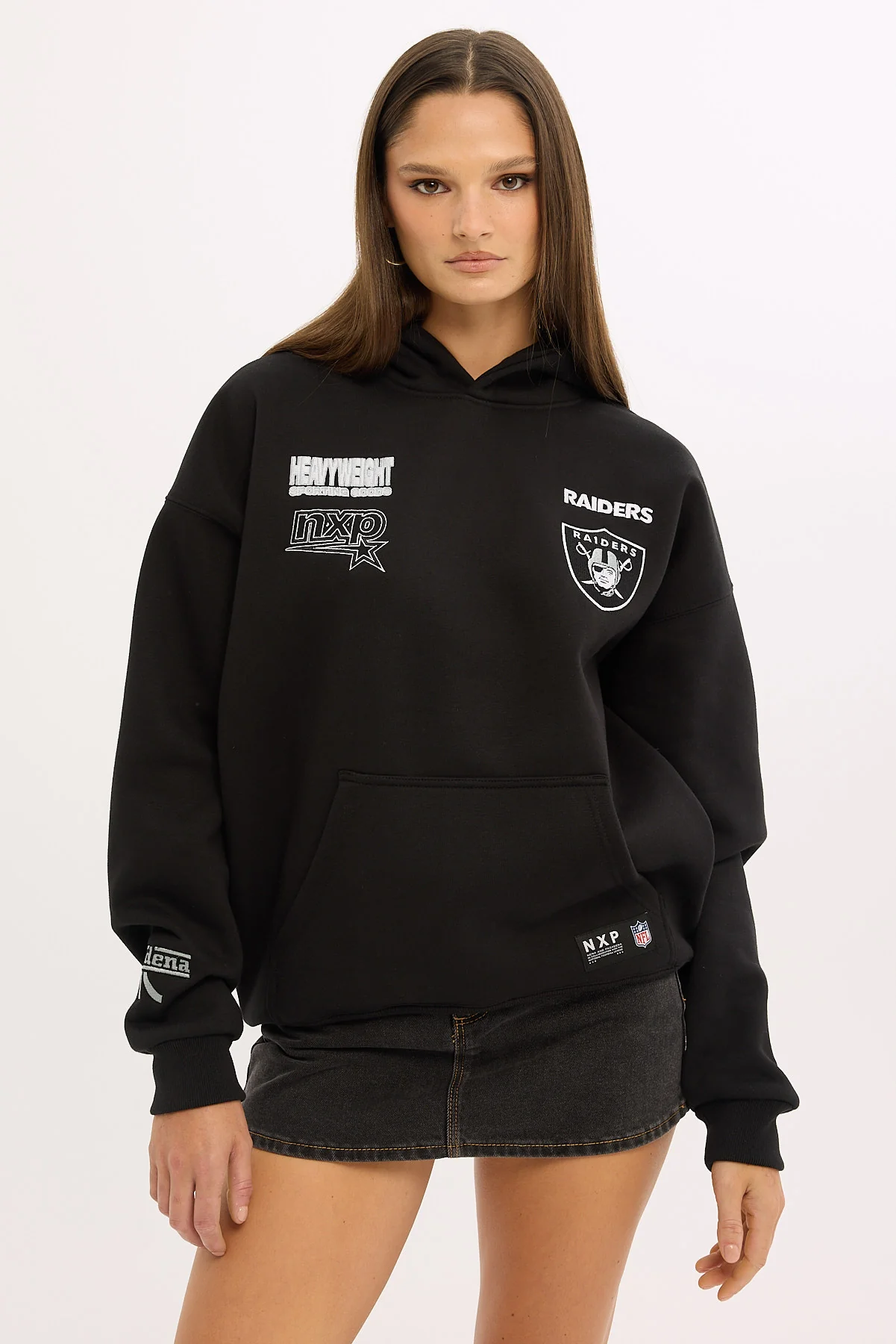 Nena & Pasadena LV-Raiders Tackle Hoodie Jet Black - Image 10