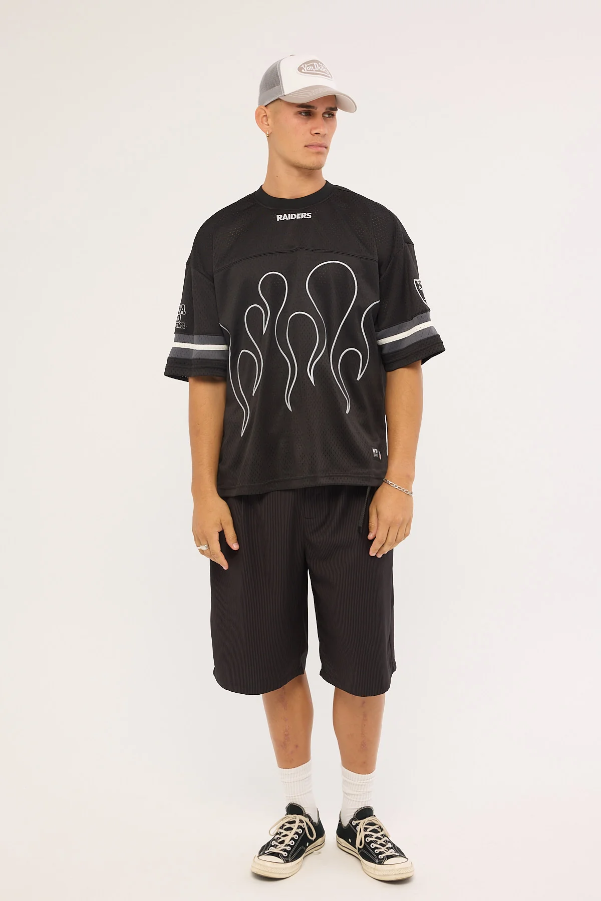 Nena & Pasadena LV-Raiders Flame Tee Black - Image 3