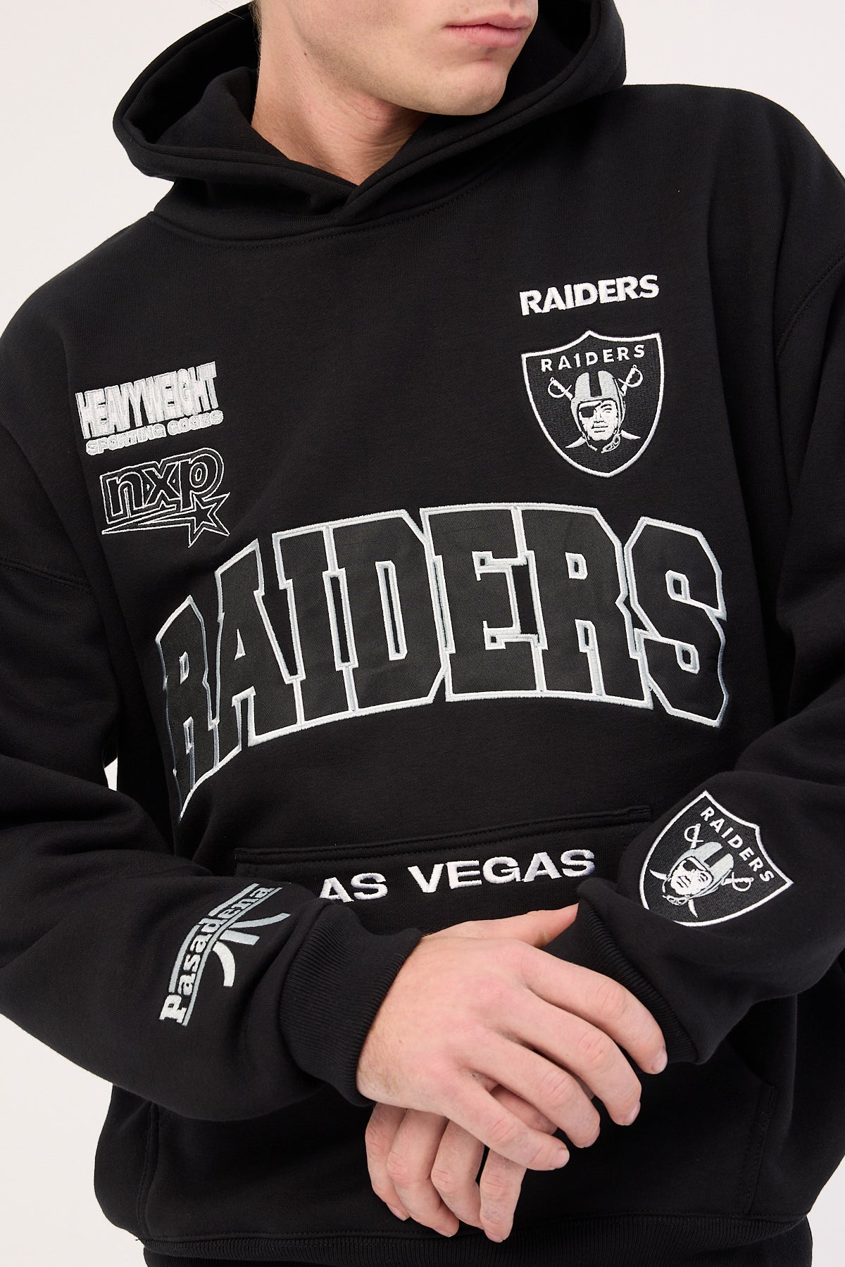 Nena & Pasadena LV-Raiders Stadium Hoodie Jet Black - Image 3