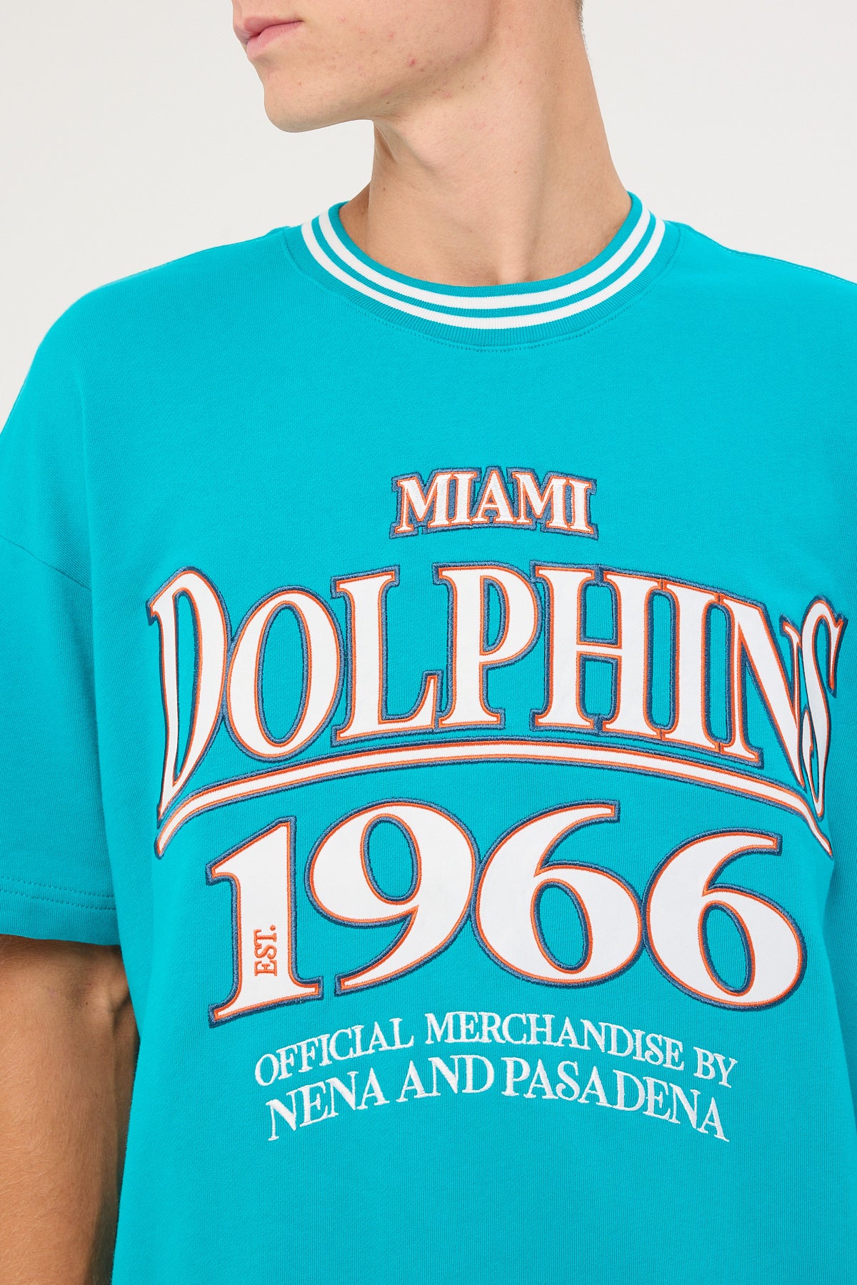 Nena & Pasadena M-Dolphins Game Tee Aqua - Image 3