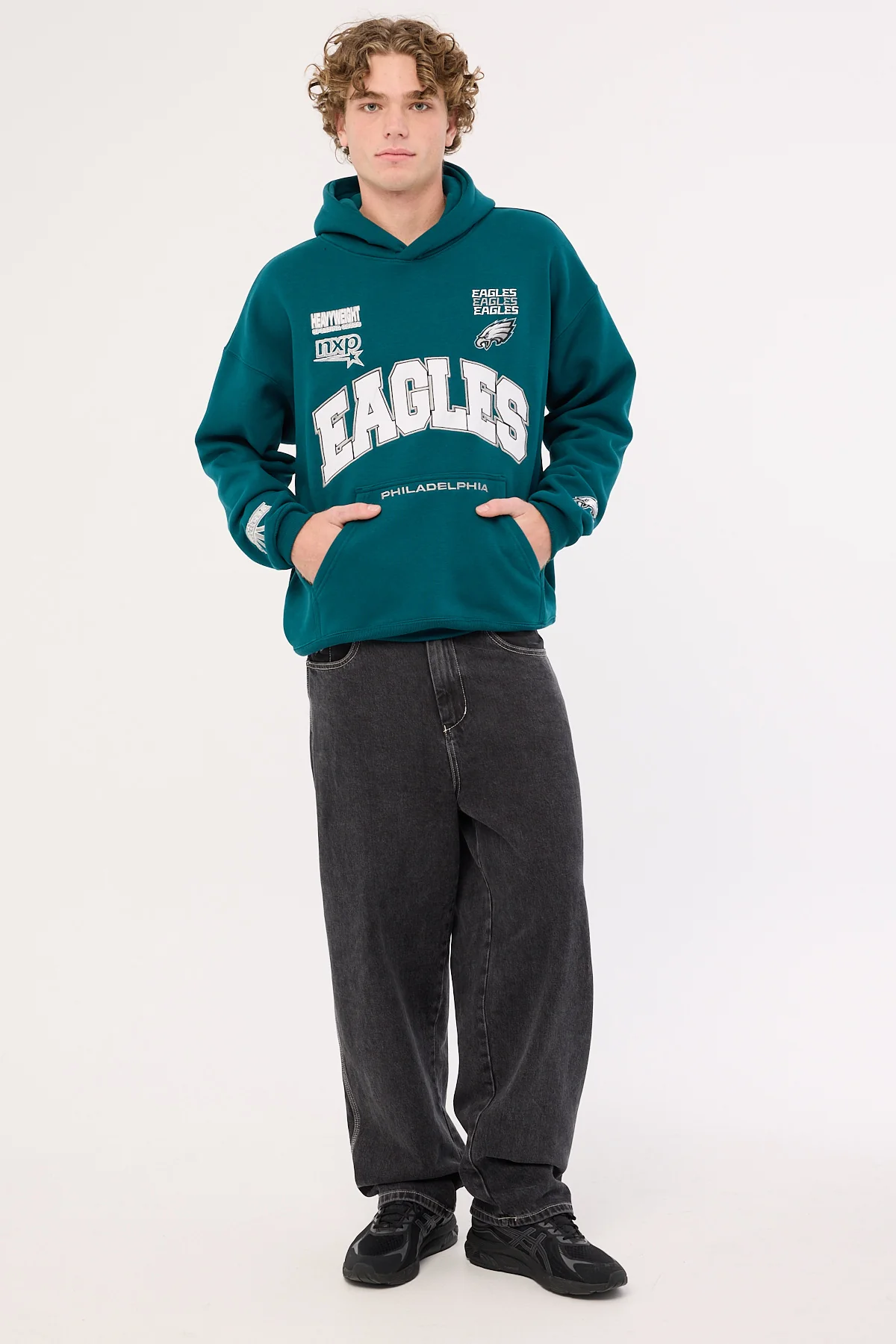 Nena & Pasadena P-Eagles Stadium Hoodie Midnight Green - Image 2