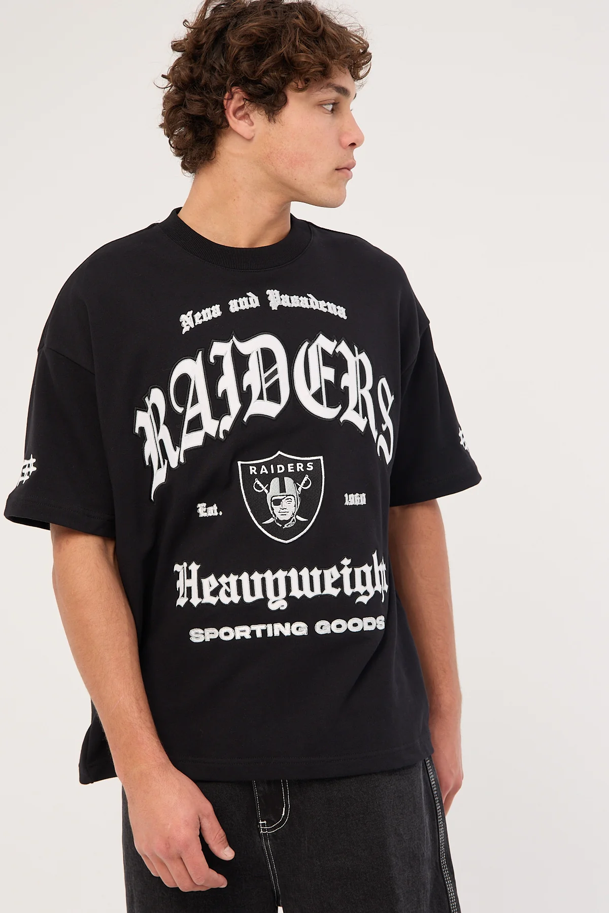 Nena & Pasadena Raiders Coach Tee Black - Image 5