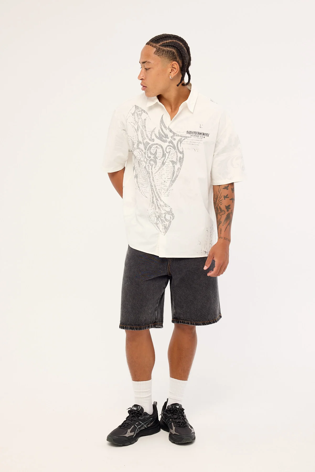 Neovision Banish Oversize Shirt White - Image 2