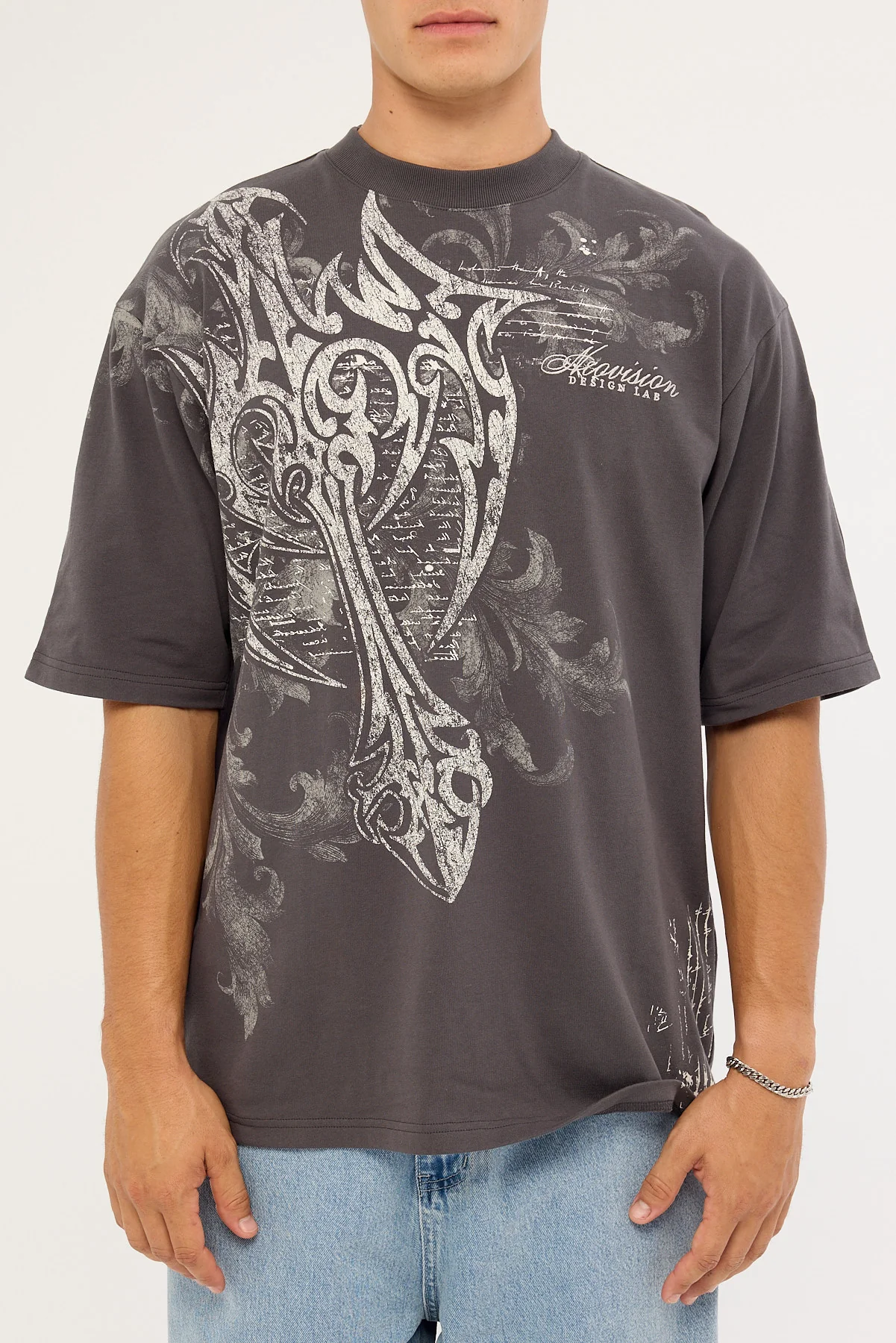 Neovision Banish Street Super Heavy Tee Ash Black - Image 7