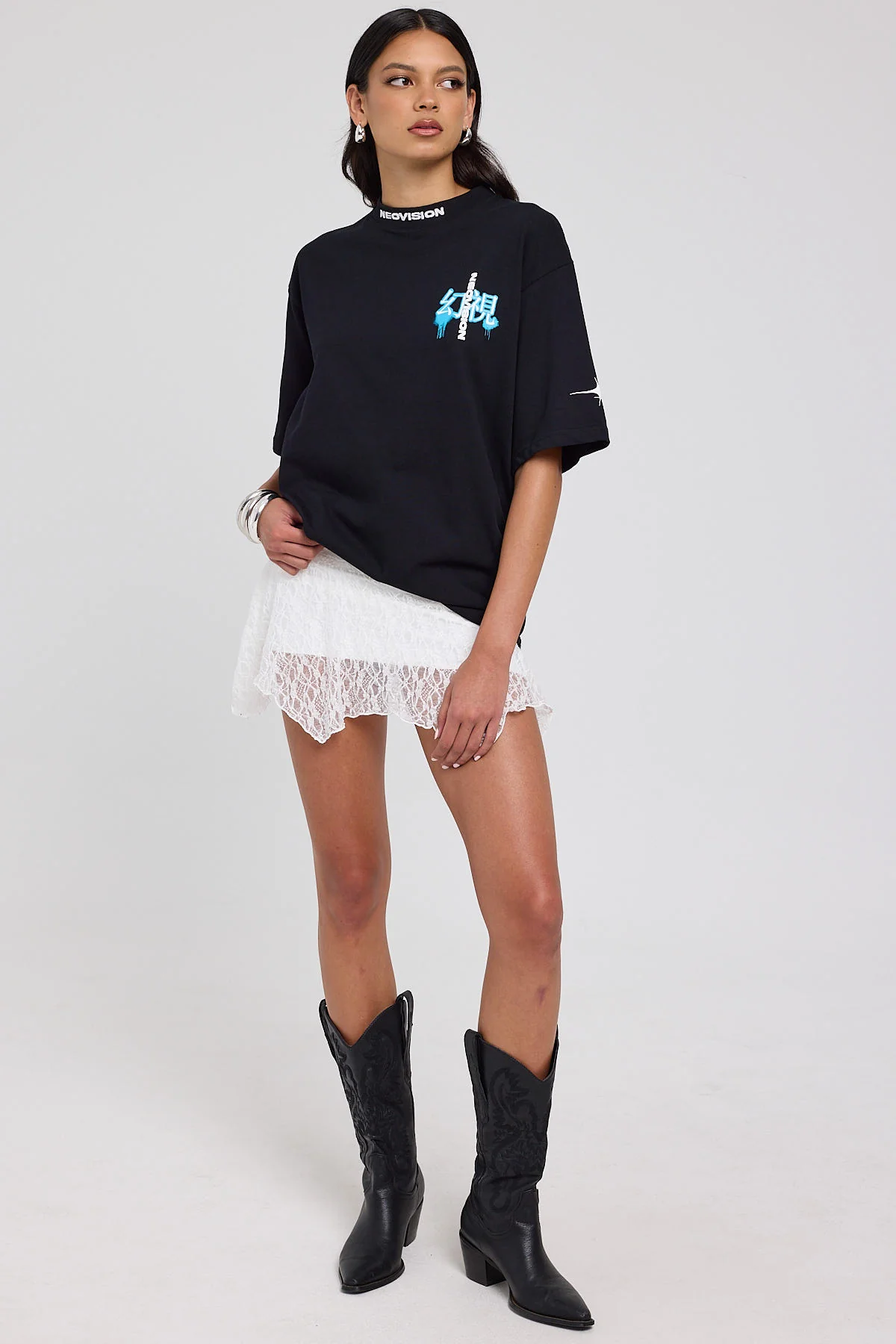 Neovision Blast Oversize Super Heavy Tee Black - Image 10