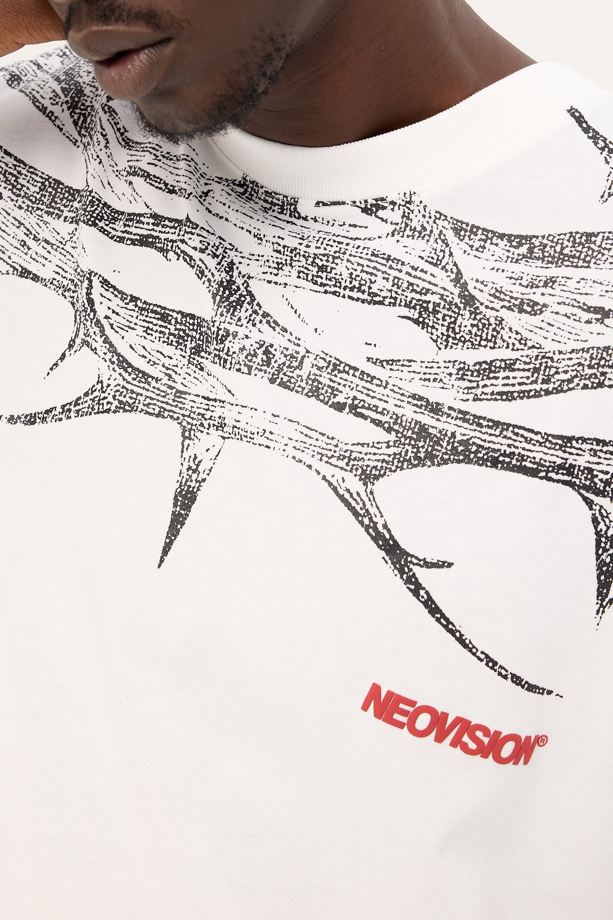 Neovision Blight Oversize Super Heavy Tee White - Image 7