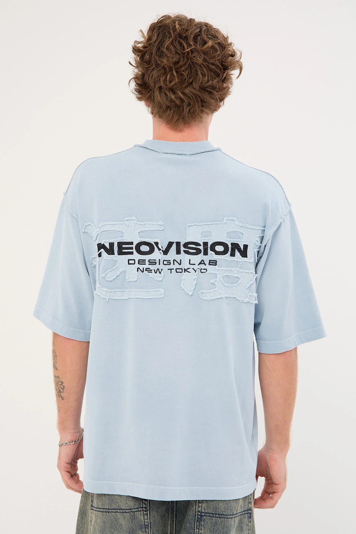 Neovision Blitz Street Super Heavy Tee Sunfade Light Blue - Image 8