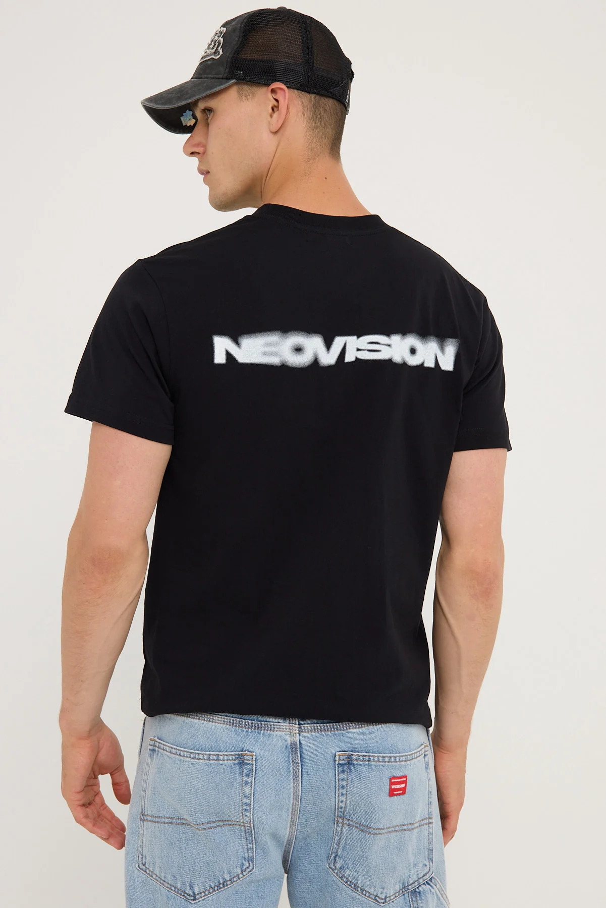 Neovision Blur Slim Tee Black - Image 5