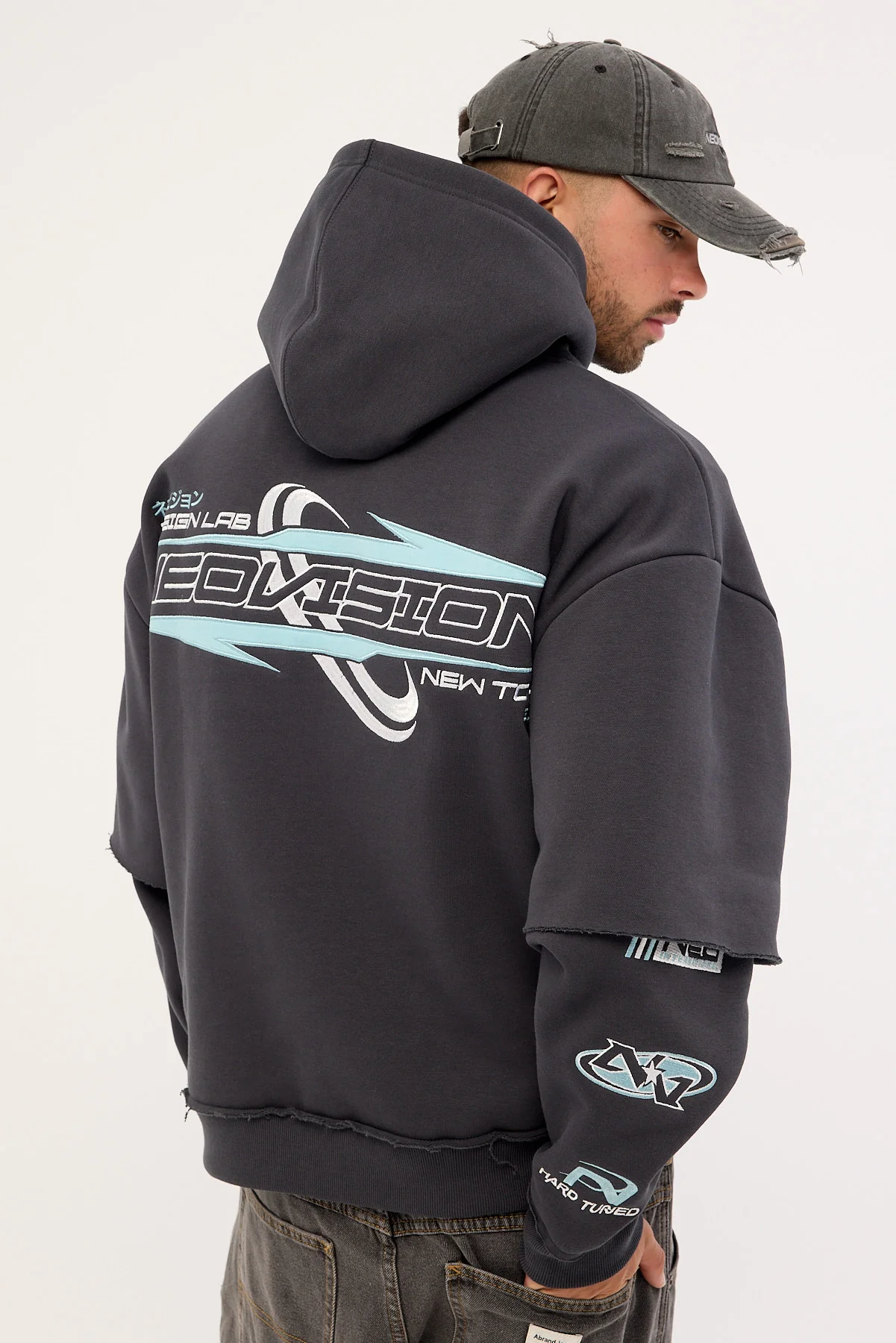 Neovision Booster Street Sleeve Hoodie Asphalt