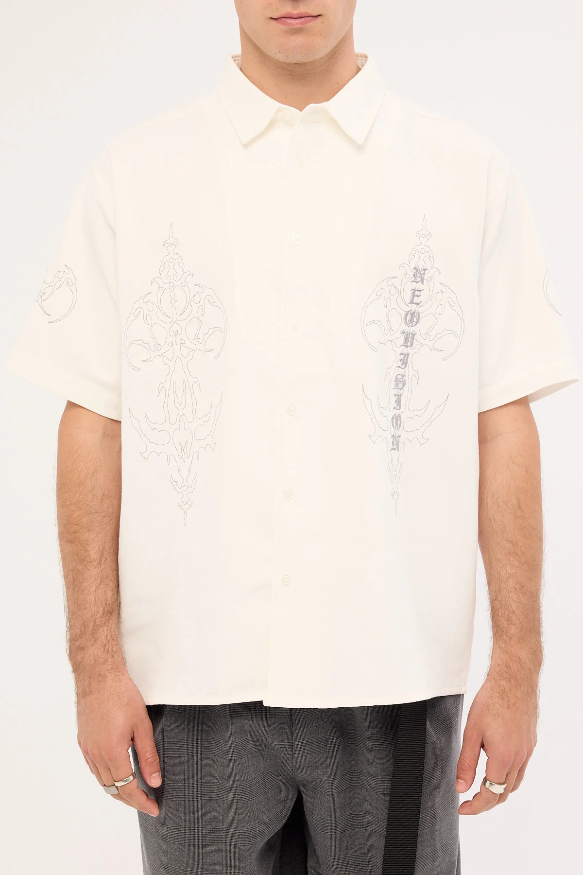 Neovision Brute Oversize Shirt White - Image 6