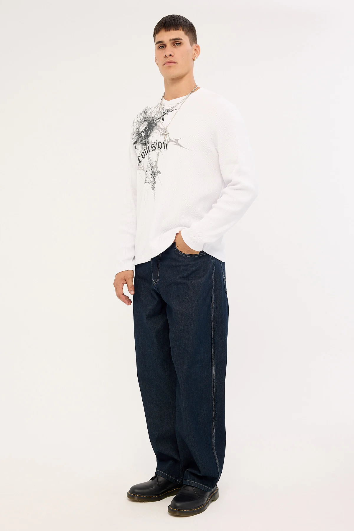Neovision Cast Titan Baggy Jean Raw Indigo Denim - Image 5