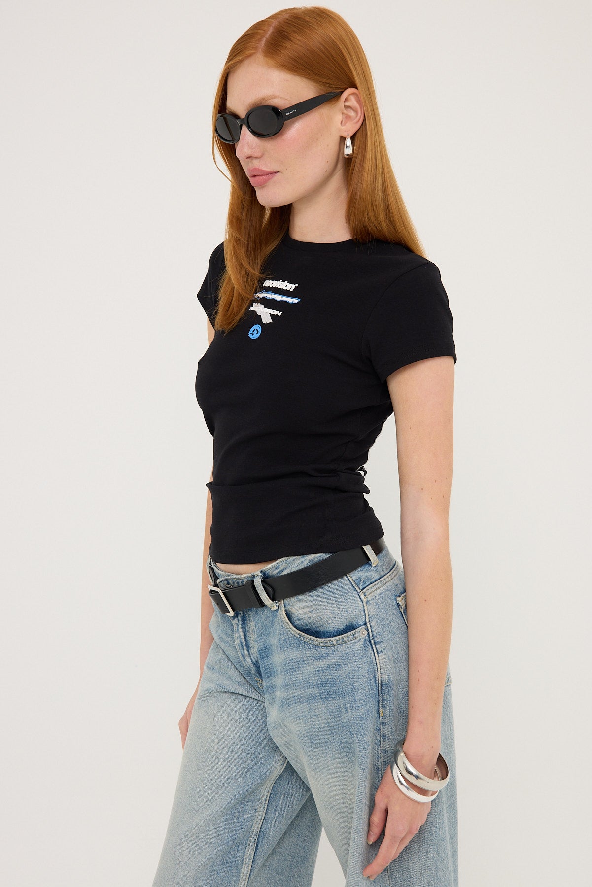 Neovision Decal Baby Tee Black - Image 3