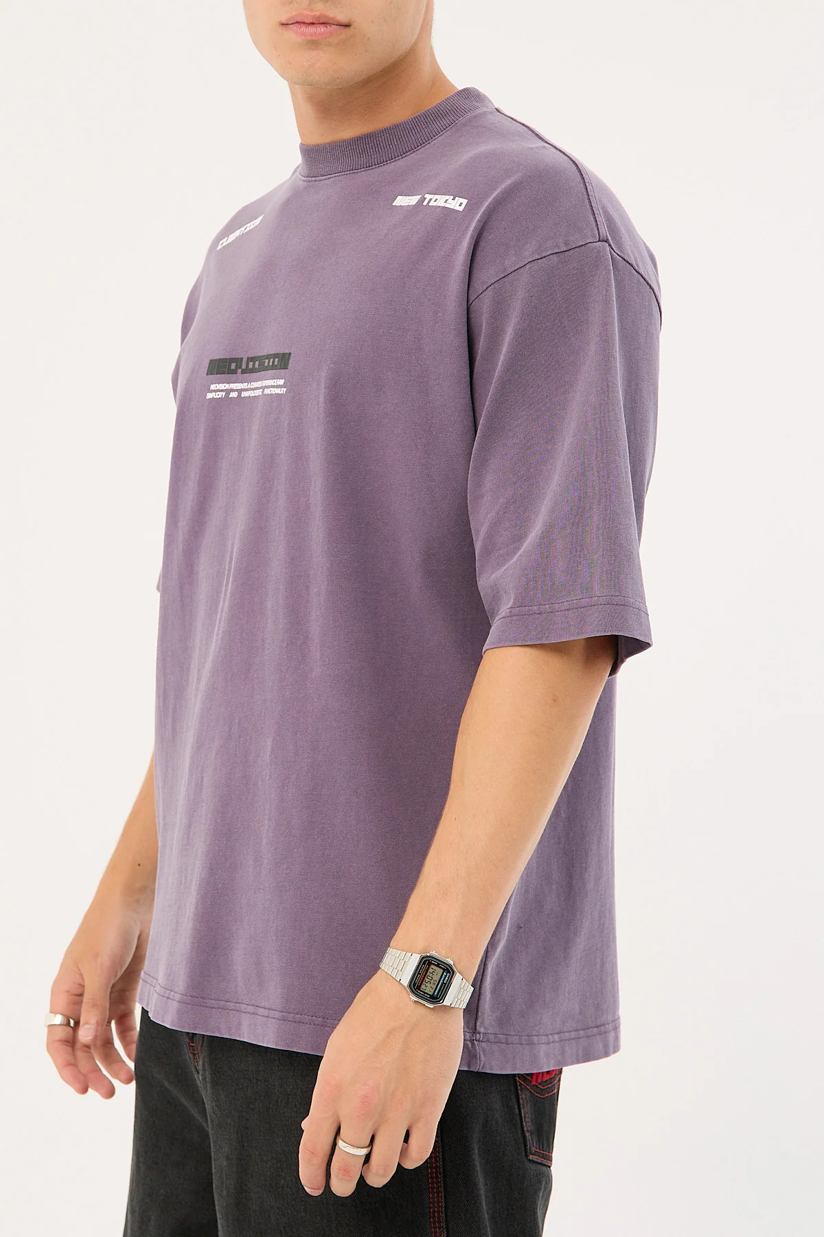Neovision Digital Street Super Heavy Tee Washed Purple - Image 8