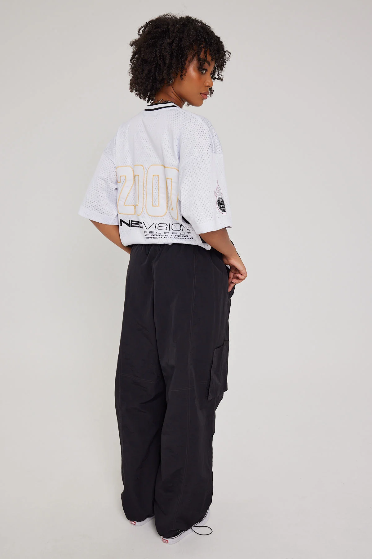 Neovision Distorted Dimension Parachute Pant Black - Image 4