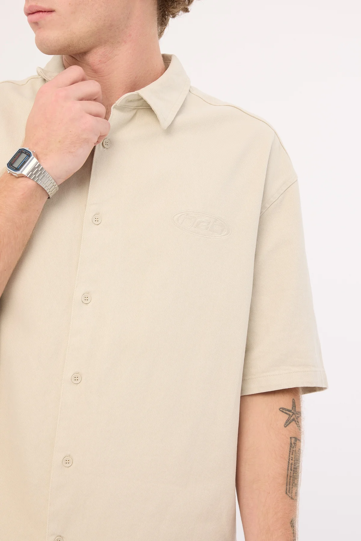 Neovision Dominion Oversize Shirt Stone - Image 4