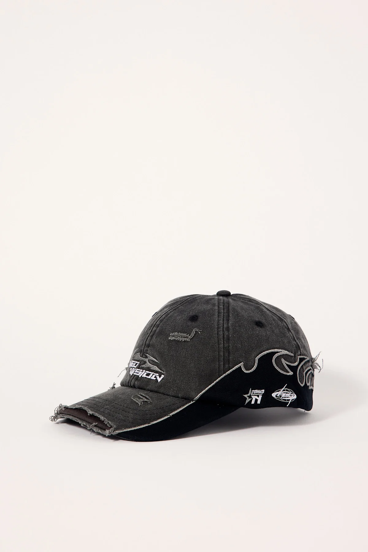Neovision Drifter Distressed Dad Cap Black - Image 3