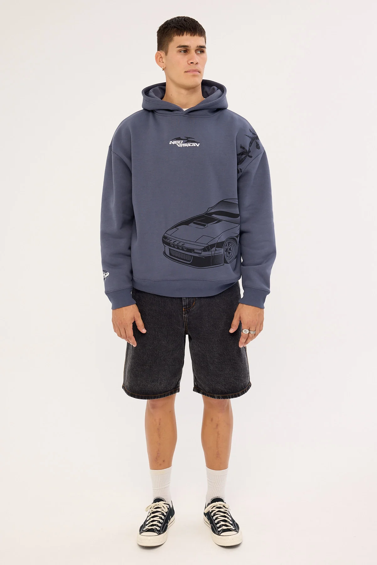 Neovision Drifter Street Hoodie Steel - Image 2