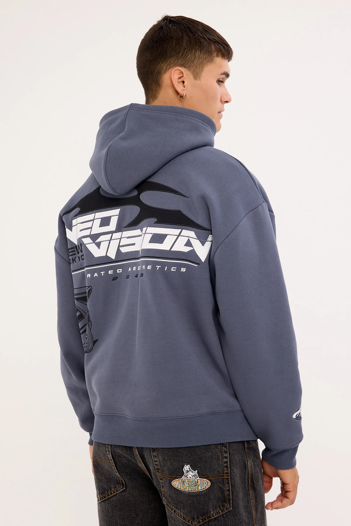 Neovision Drifter Street Hoodie Steel - Image 6