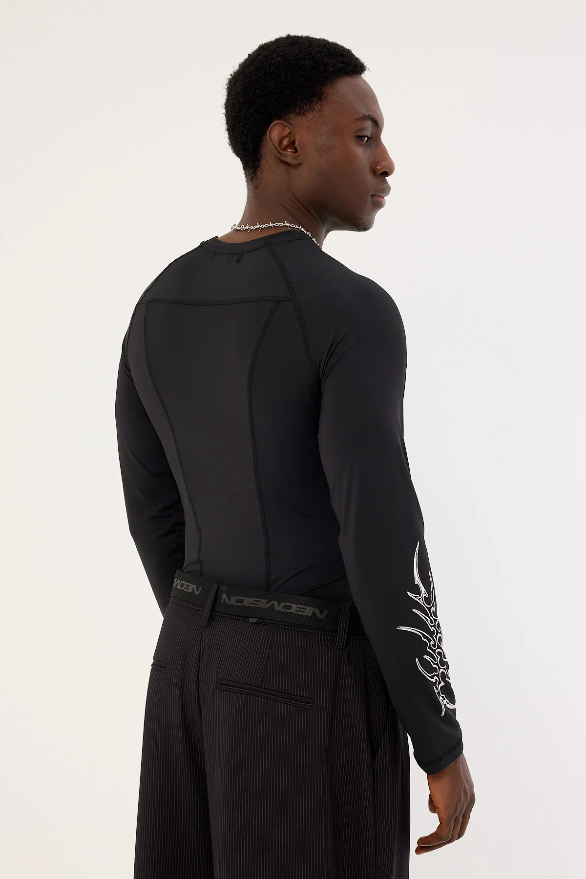Neovision Encryption Slim Compression Long Sleeve Tee Black - Image 5