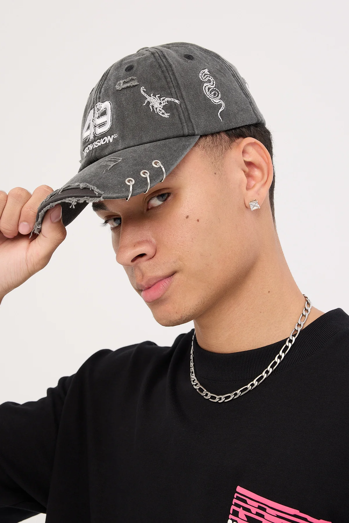 Neovision Flash Dad Cap Washed Black - Image 5