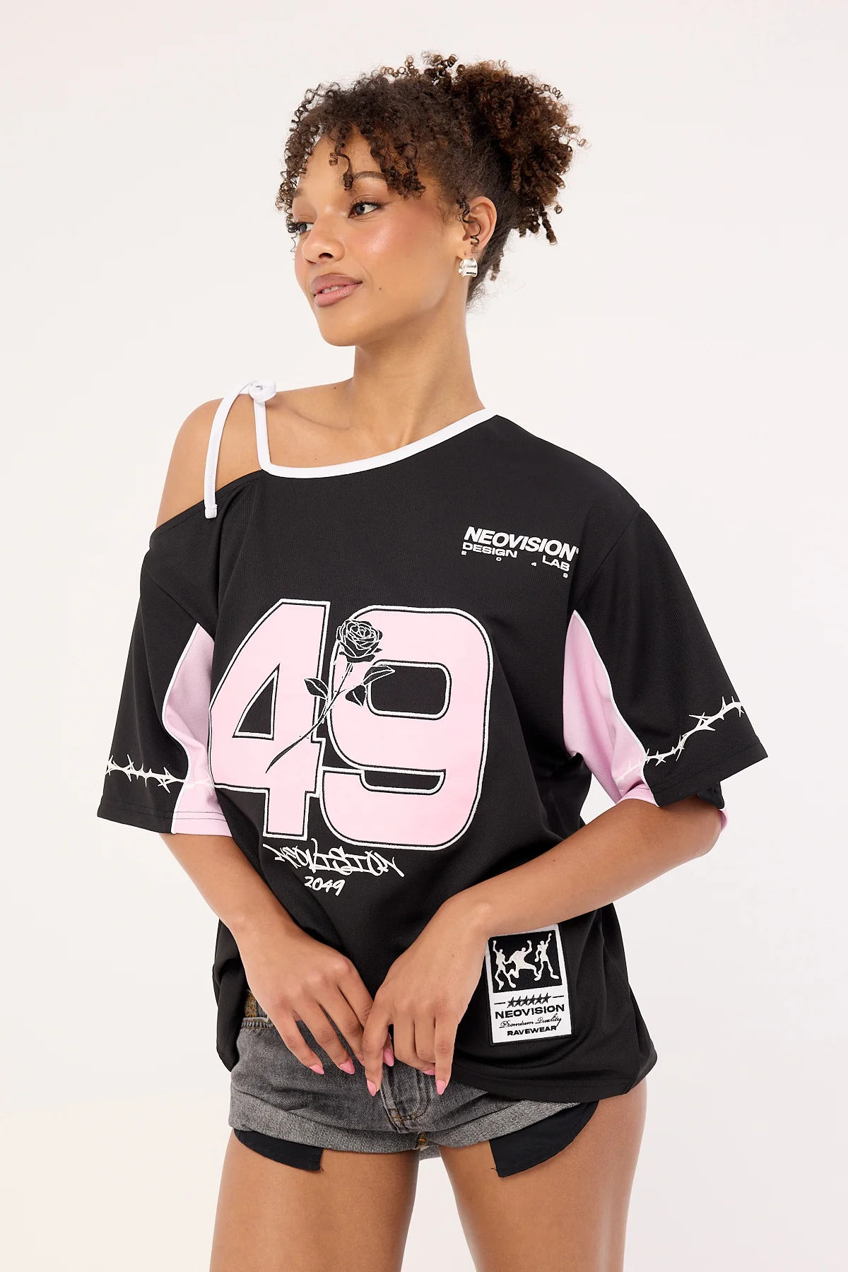 Neovision Fracture Tie Shoulder Jersey Black - Image 4