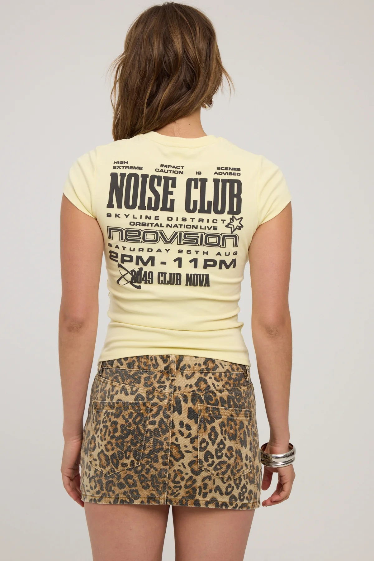 Neovision Frequency Baby Tee Lemon - Image 6