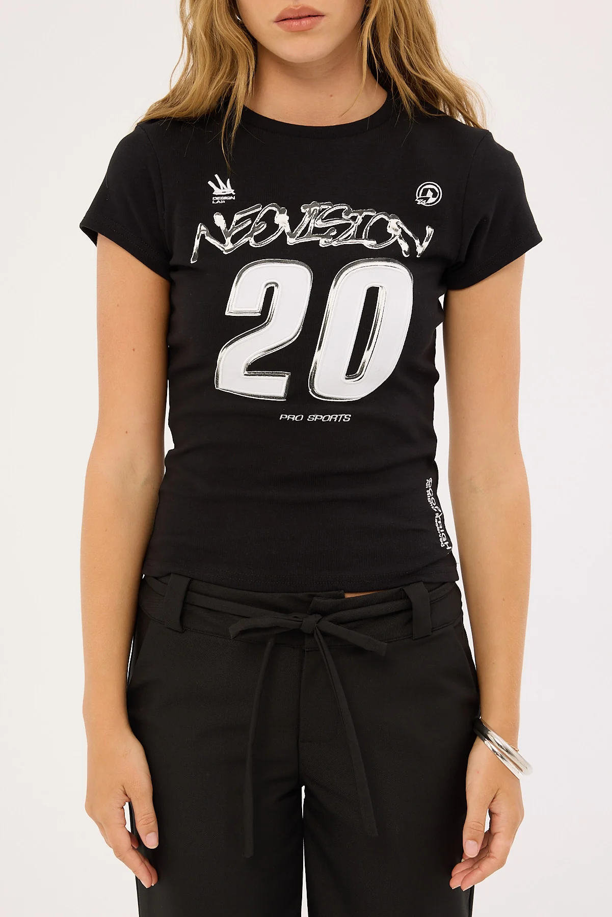 Neovision Fusion Baby Tee Black - Image 7