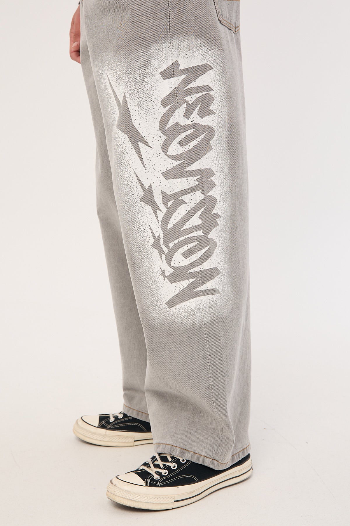Neovision Galactic Behemoth Super Baggy Jean Grey Wash - Image 8