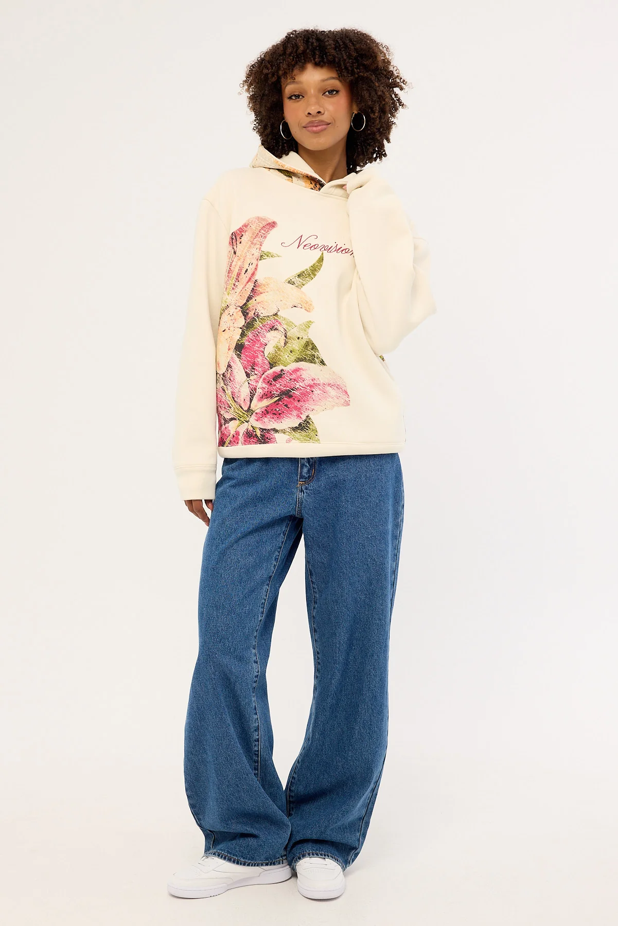 Neovision Grimrose Relaxed Hoodie Cream - Image 2