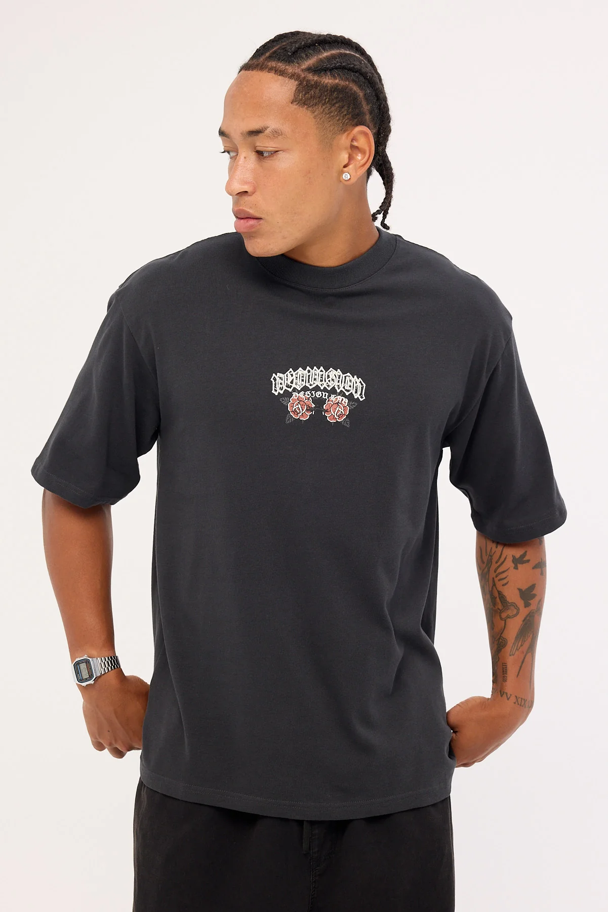 Neovision Hawk Street Super Heavy Tee Night Black - Image 3