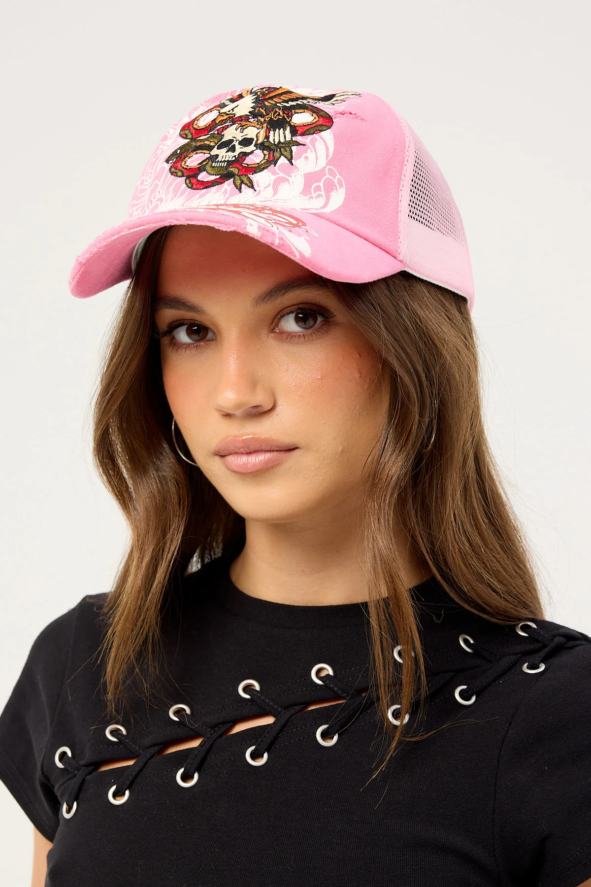 Neovision Inked Trucker Cap Pink - Image 5