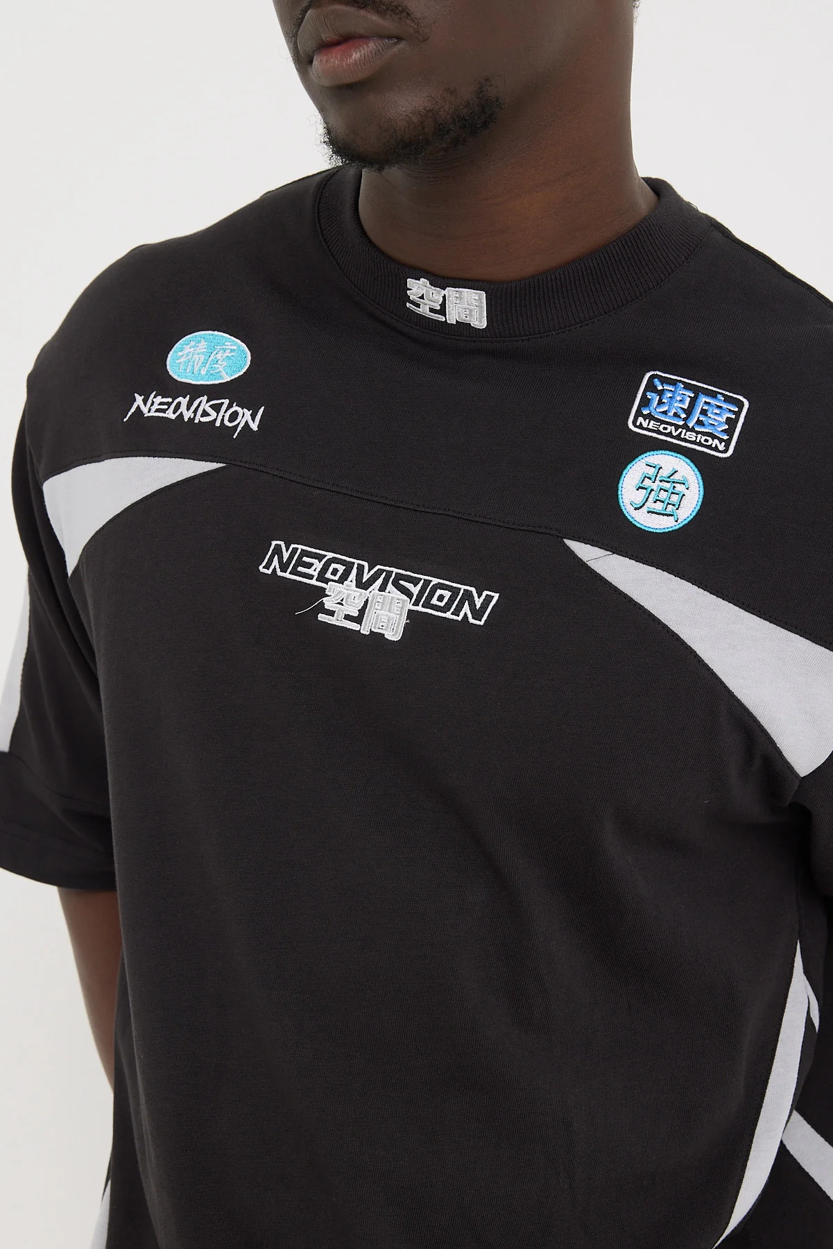 Neovision Interval Street Super Heavy Tee Night Black/Ice Grey - Image 5