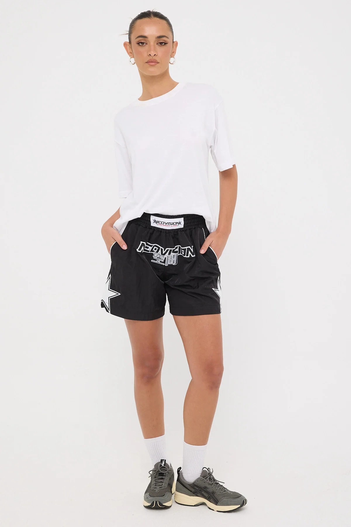 Neovision Interval Muay Thai Short Black - Image 5