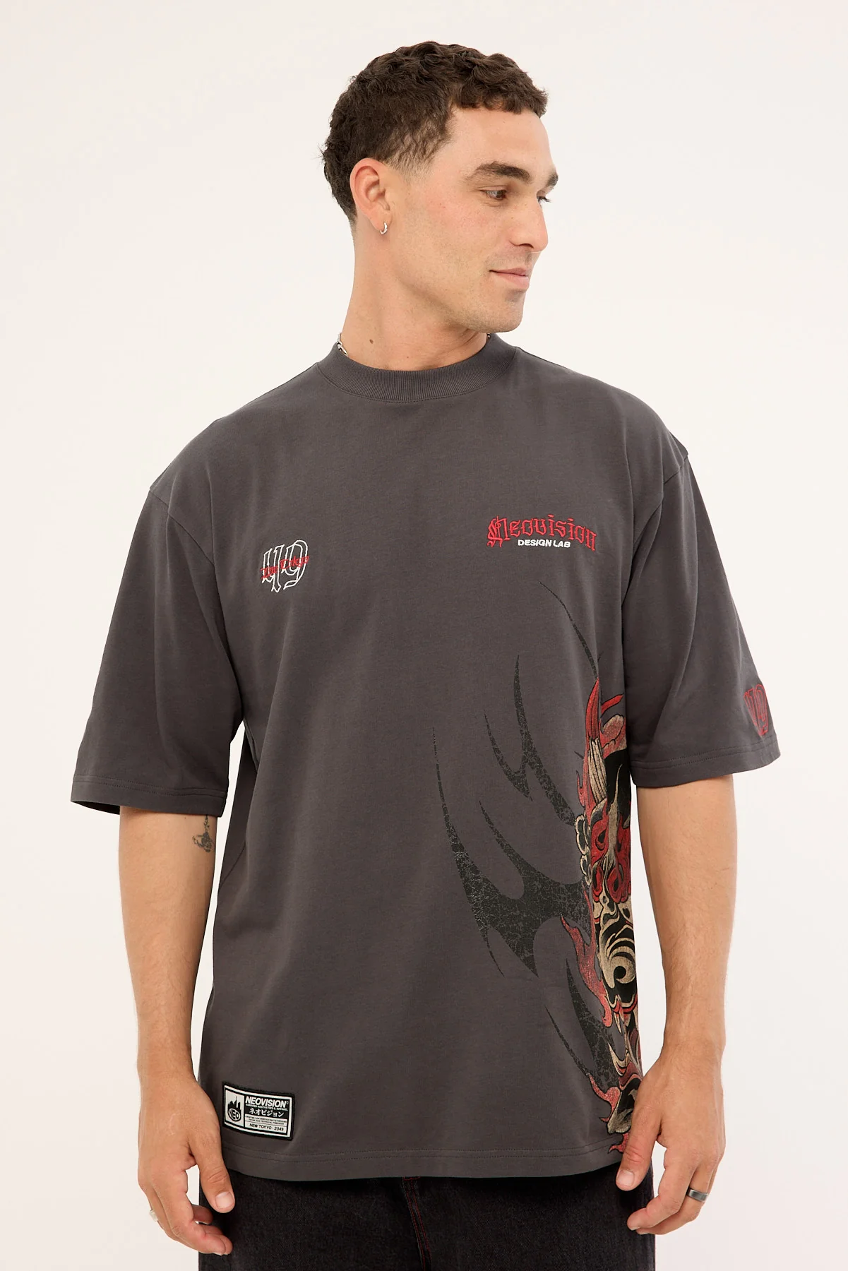 Neovision Kyou Street Super Heavy Tee Asphalt - Image 3